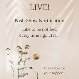 LIVE SHOW NOTIFICATION!!🎉🎉🎉